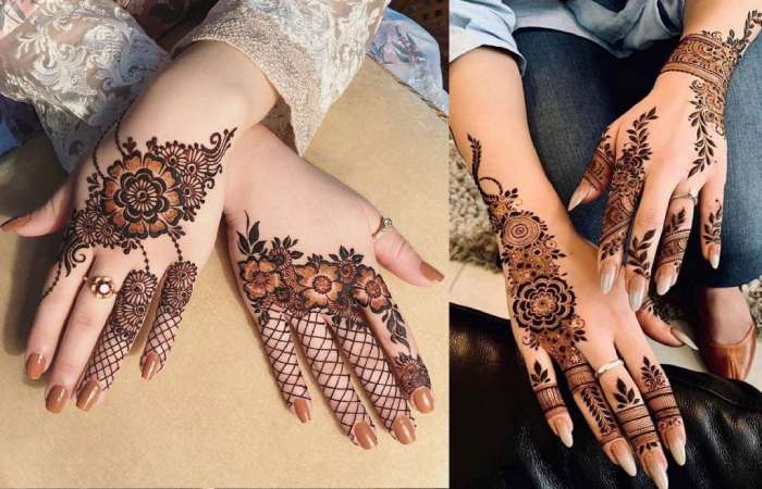 Check Out some Gorgeous Easy Simple Back Hand Mehndi Design