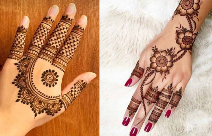 Simple Back Hand Mehndi Design