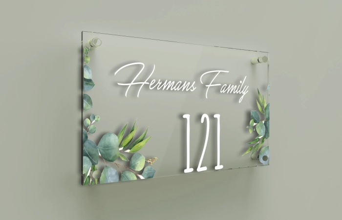 Acrylic Name Plate Design