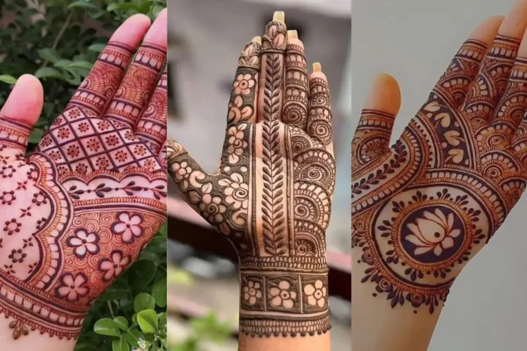 Right Hand Mehndi Design Simple