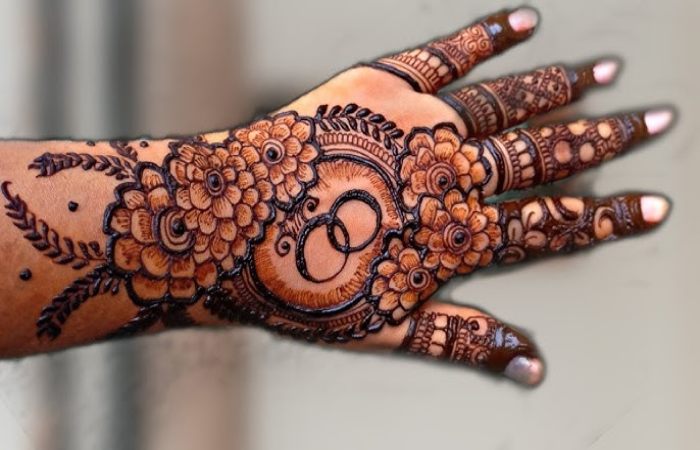 Proposal Portrait Engagement Ring Mehndi