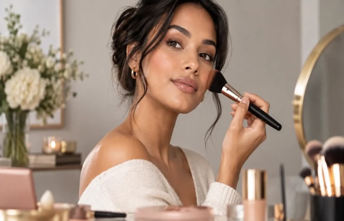 the makeup and glam