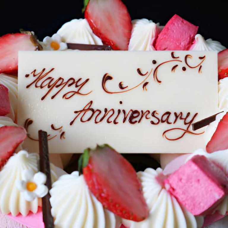 Happy Anniversary Cake